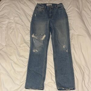 Abercrombie and Fitch 90’s straight ultra high rise jeans size 0